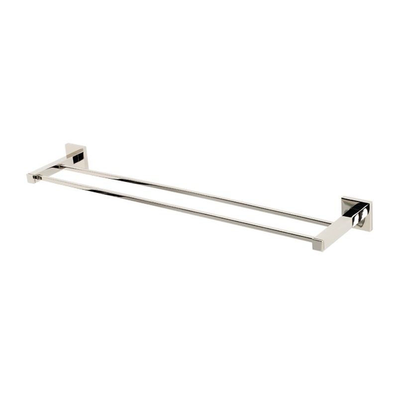 Contemporary II 24" Double Towel Bar in Polished Nickel