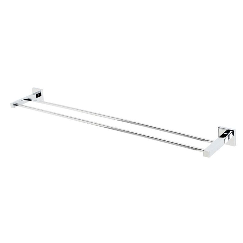 Contemporary II 30" Double Towel Bar in Polished Chrome