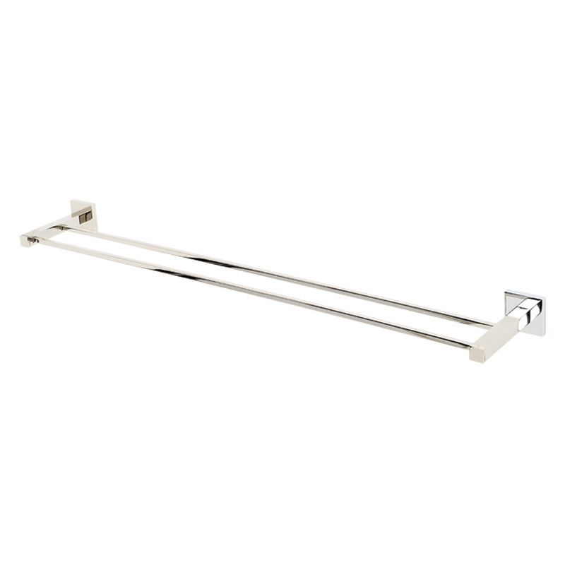 Contemporary II 30" Double Towel Bar in Polished Nickel