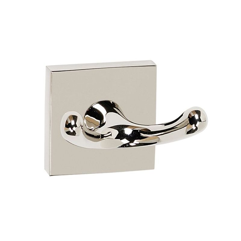 Contemporary II Double Robe Hook in Polished Nickel