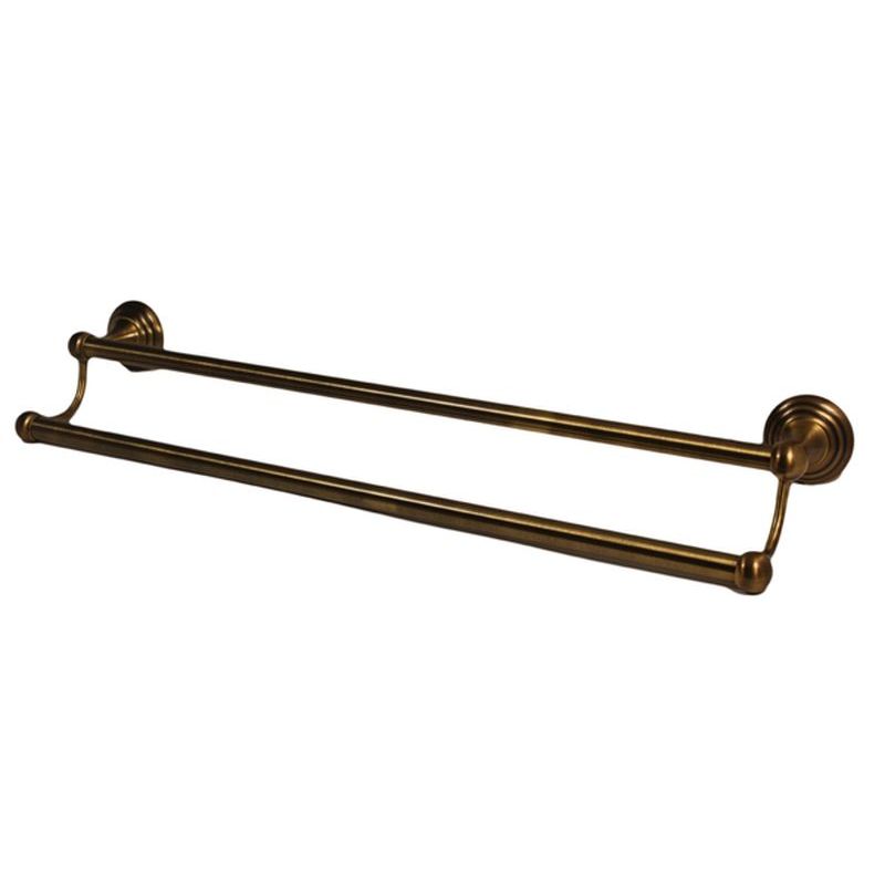 Embassy 24" Double Towel Bar in Antique English
