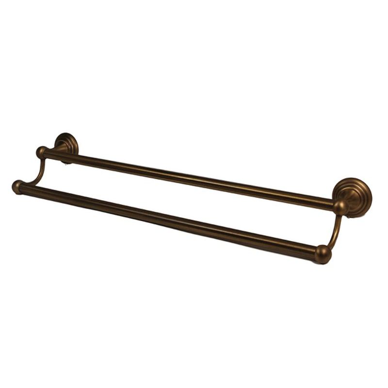 Embassy 24" Double Towel Bar in Antique English Matte