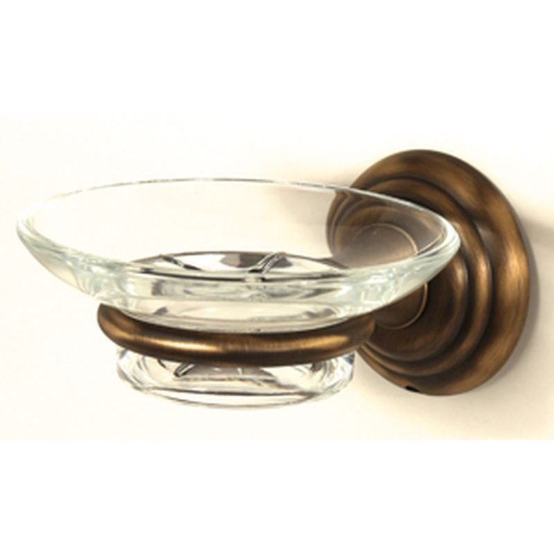 Embassy Soap Dish w/Holder in Antique English Matte