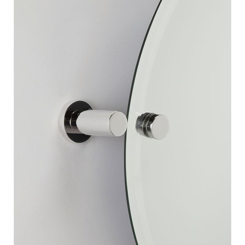 Contemporary I Adjustable Mirror Brackets in Polished Chrome