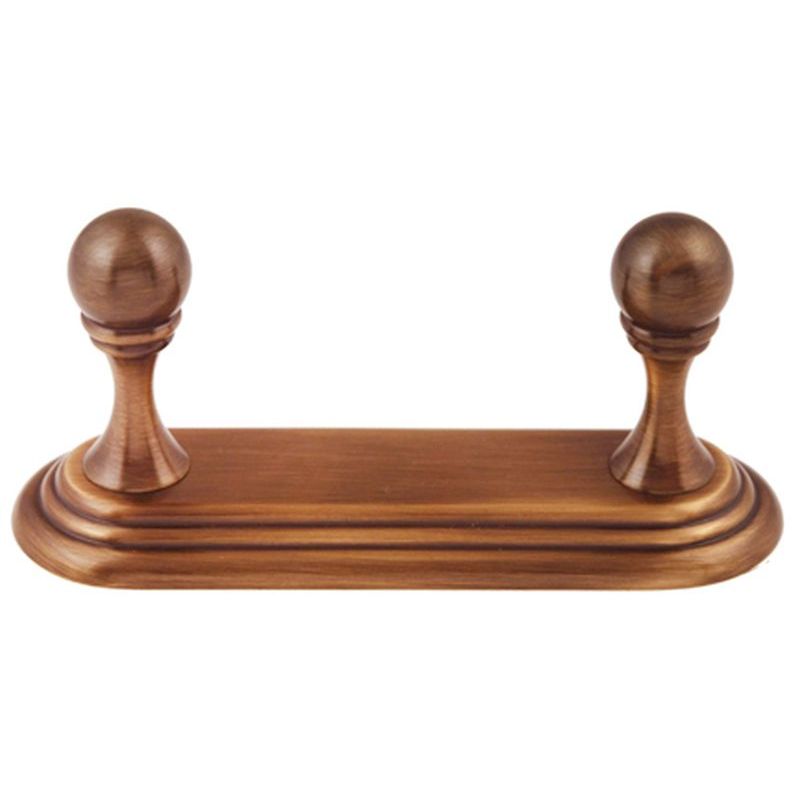 Embassy Double Robe Hook in Antique English