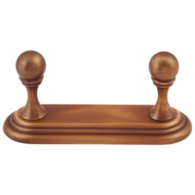 Embassy Double Robe Hook in Antique English Matte