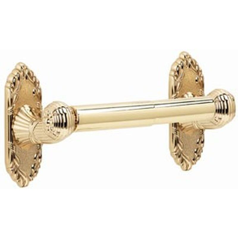 Ribbon & Reed Toilet Paper Holder in Polished Brass