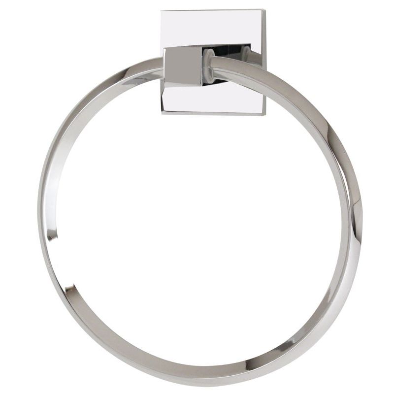 Contemporary II 6" Towel Ring in Polished Chrome