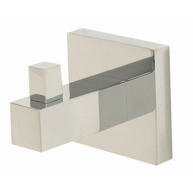 Contemporary II Single Robe Hook in Polished Chrome