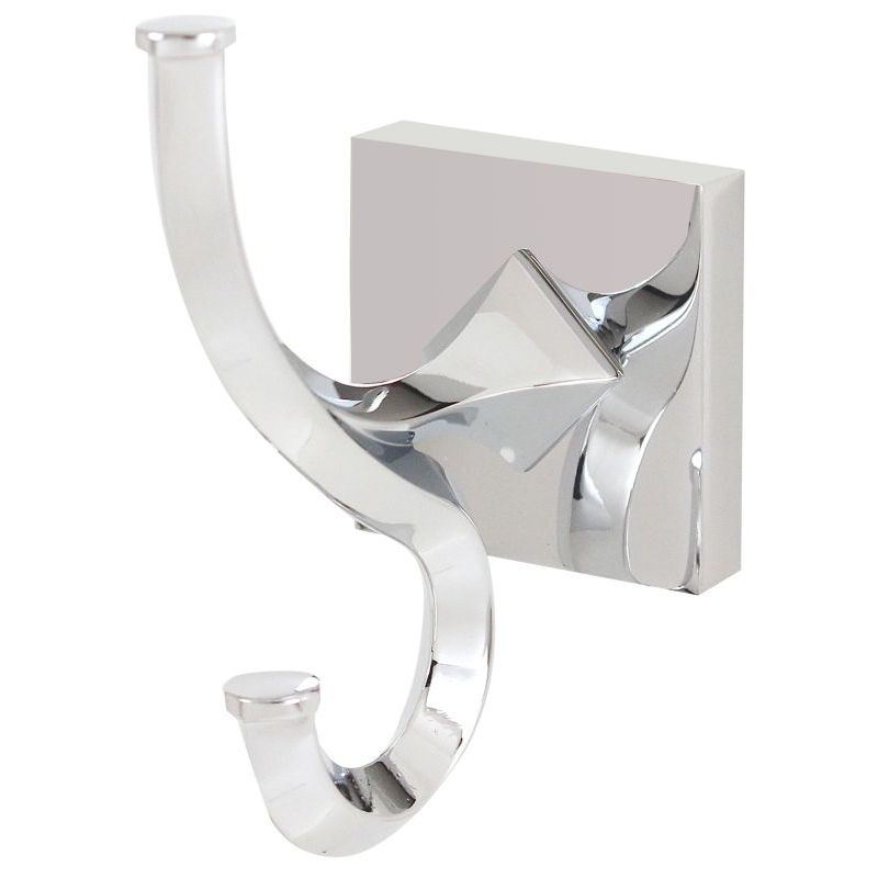 Contermporary II Double Robe Hook in Polished Chrome