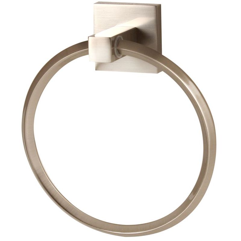 Contemporary II 6" Towel Ring in Satin Nickel