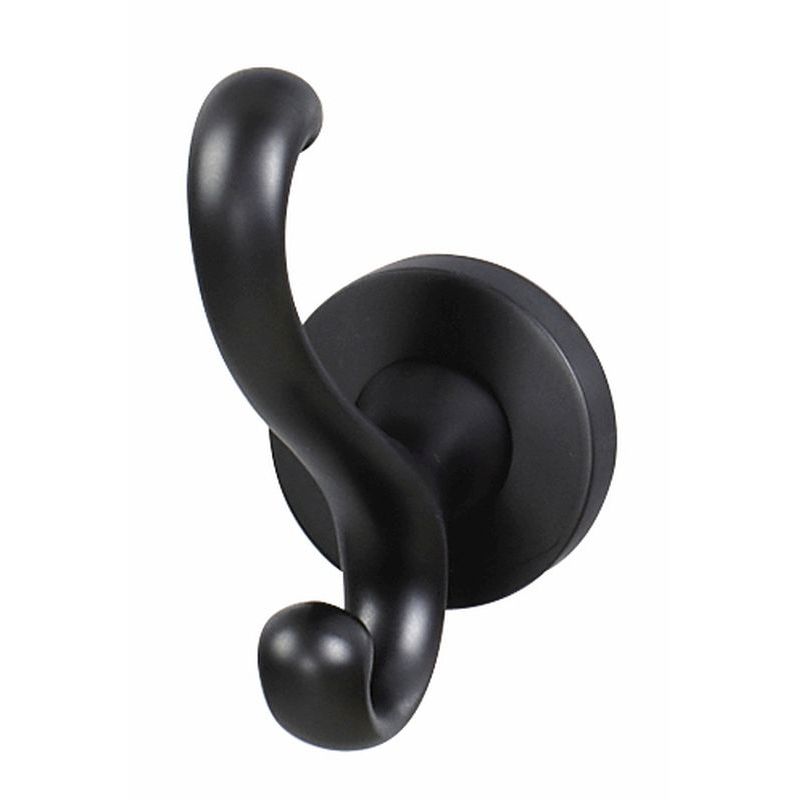 Contemporary I Double Robe Hook in Bronze