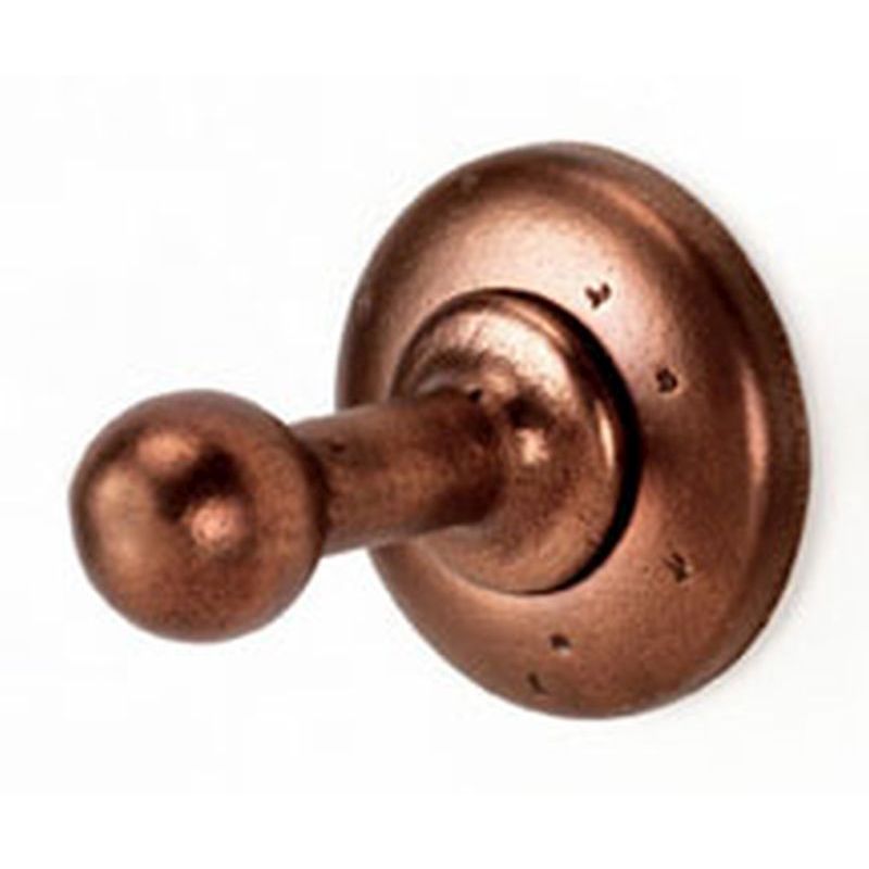 Sierra Single Robe Hook in Rust Bronze
