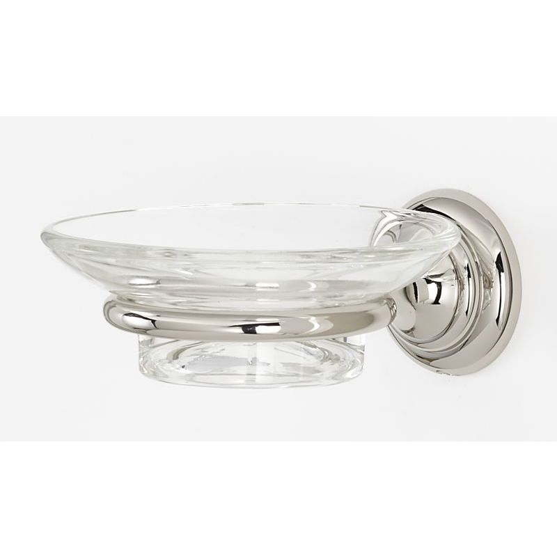 Charlie's Soap Dish w/Holder in Polished Nickel