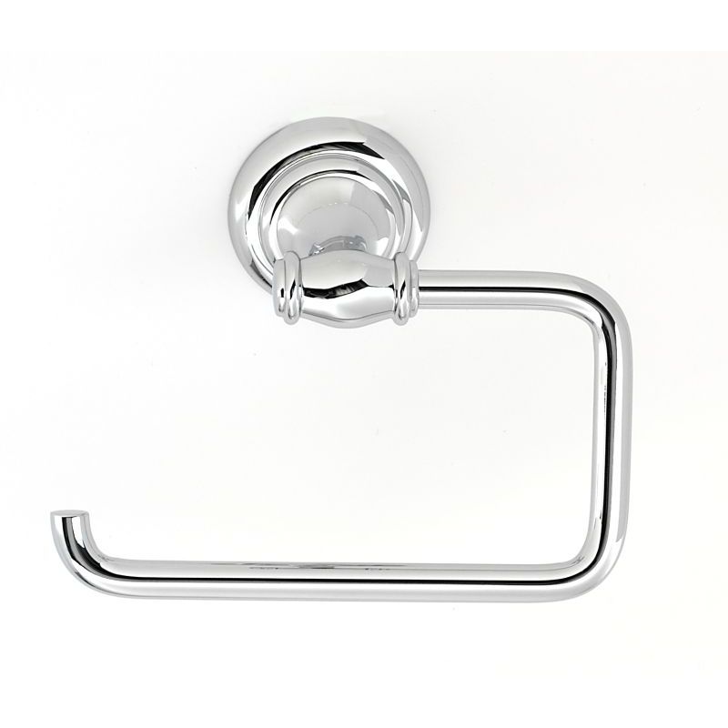 Charlie's Single Post Toilet Paper Holder in Polished Chrome