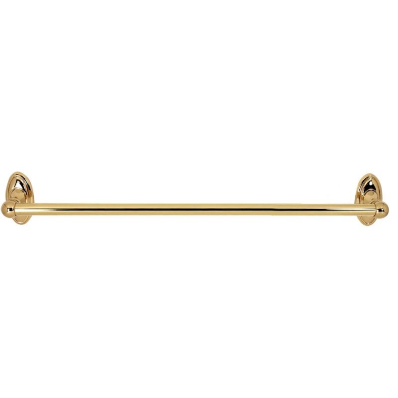 Classic Traditional 18" Towel Bar in Polished Brass