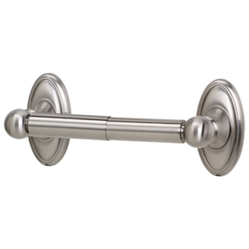Classic Traditional Toilet Paper Holder in Satin Nickel