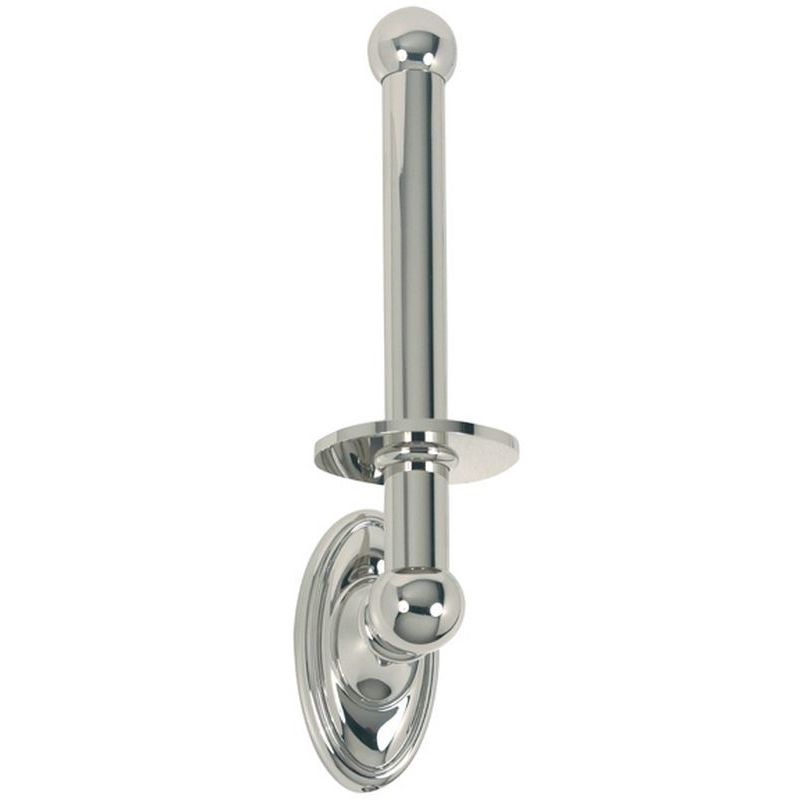 Classic Trad Reverse Toilet Paper Holder in Polished Chrome