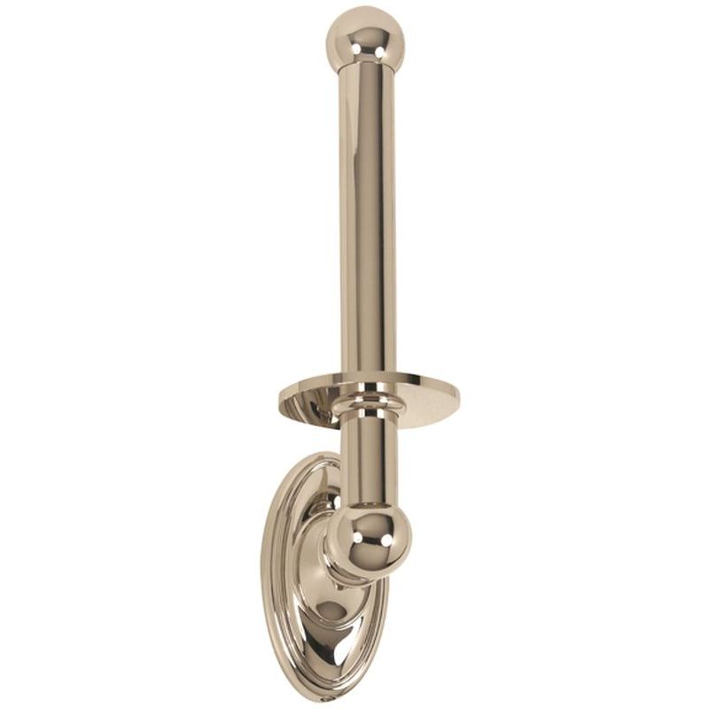 Classic Trad Reverse Toilet Paper Holder in Polished Nickel