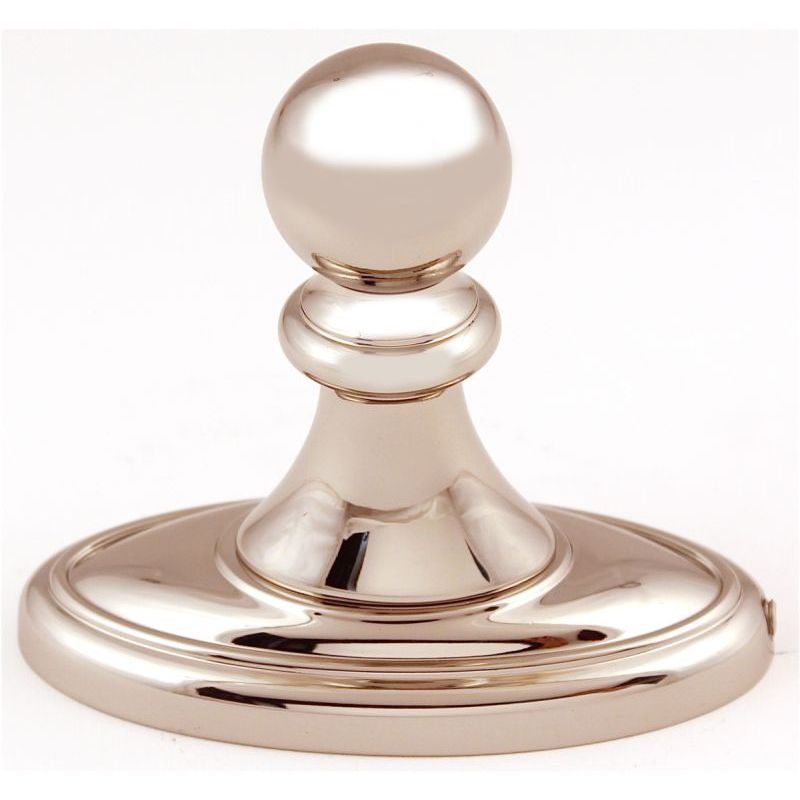 Classic Traditional 3-1/2" Robe Hook in Polished Nickel