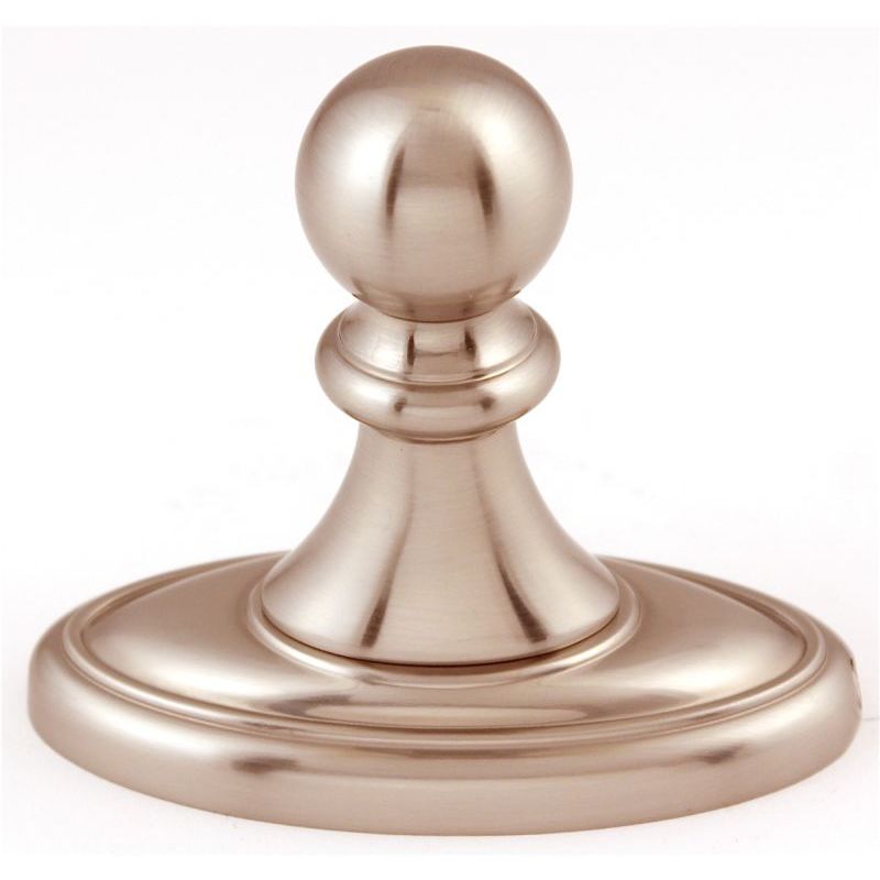 Classic Traditional 3-1/2" Robe Hook in Satin Nickel