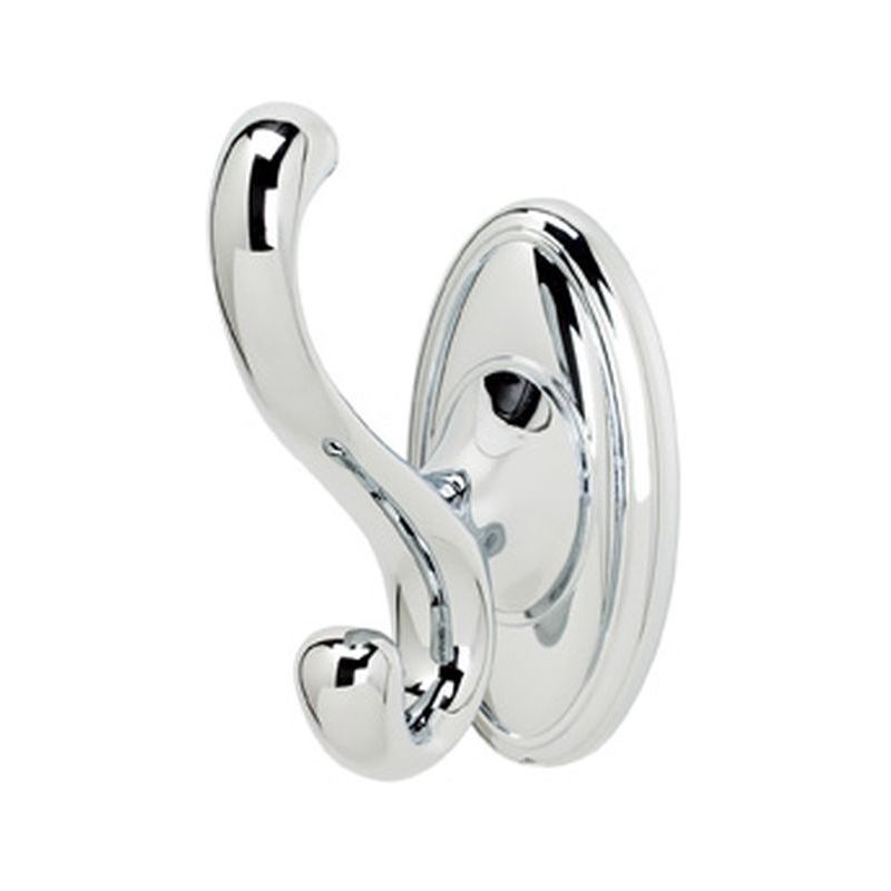 Classic Traditional 4" Robe Hook in Polished Chrome