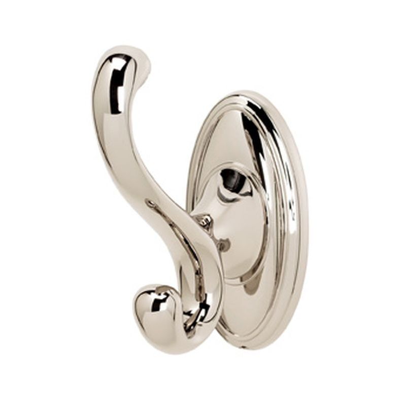 Classic Traditional 4" Robe Hook in Polished Nickel