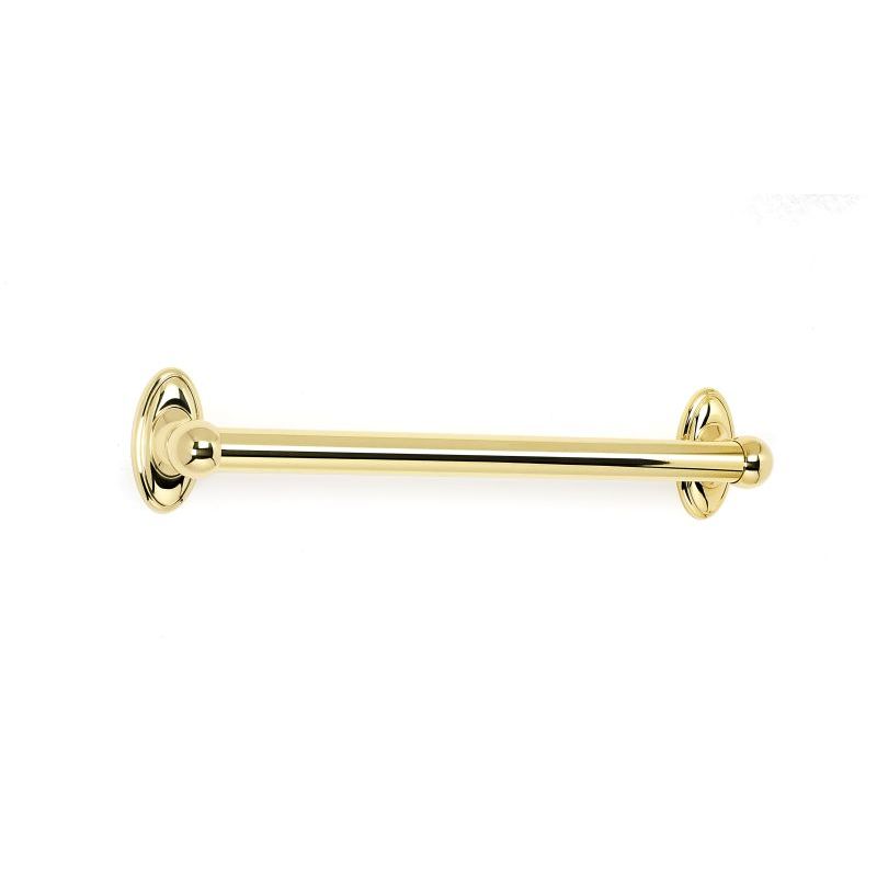 Traditional 18x1-1/4 Grab Bar in Polished Brass
