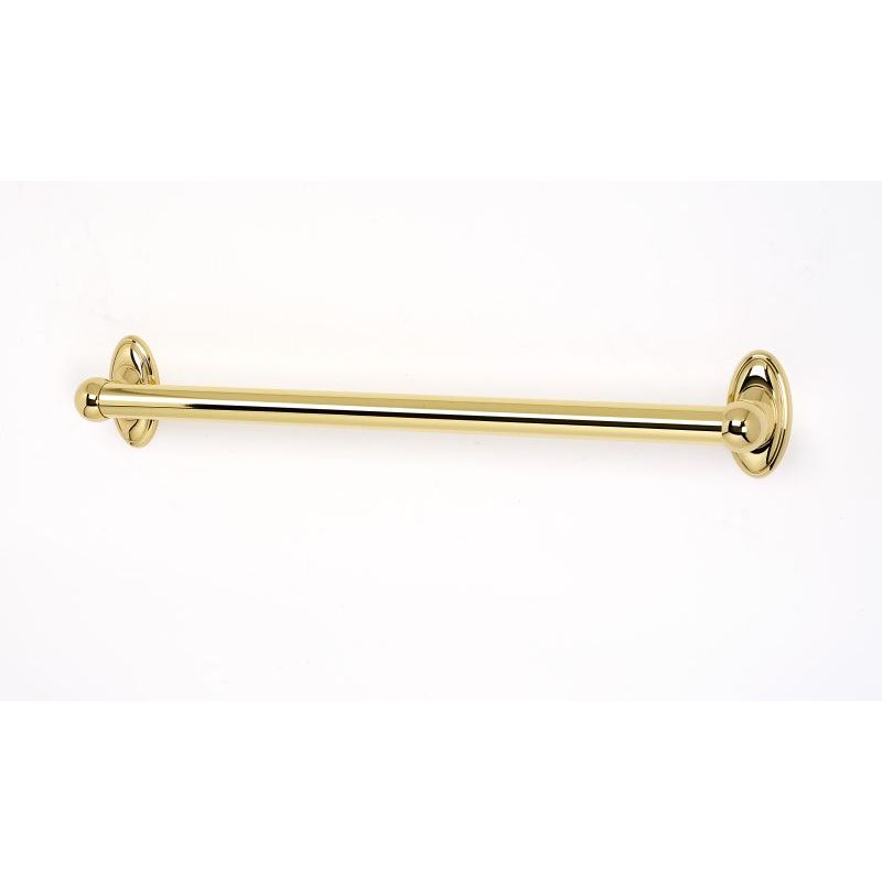 Traditional 24x1-1/4 Grab Bar in Polished Brass