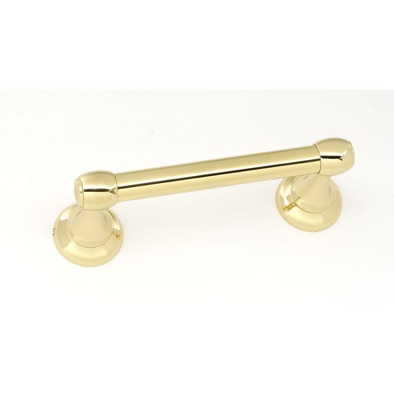 Royale Swing Toilet Paper Holder in Polished Brass