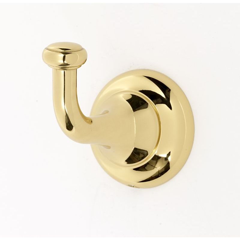 Royale Robe Hook in Polished Brass