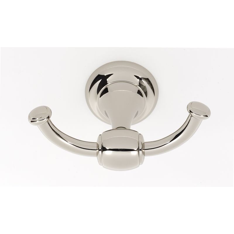 Royale Double Robe Hook in Polished Nickel