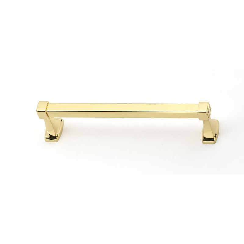Cube 12" Towel Bar in Polished Brass