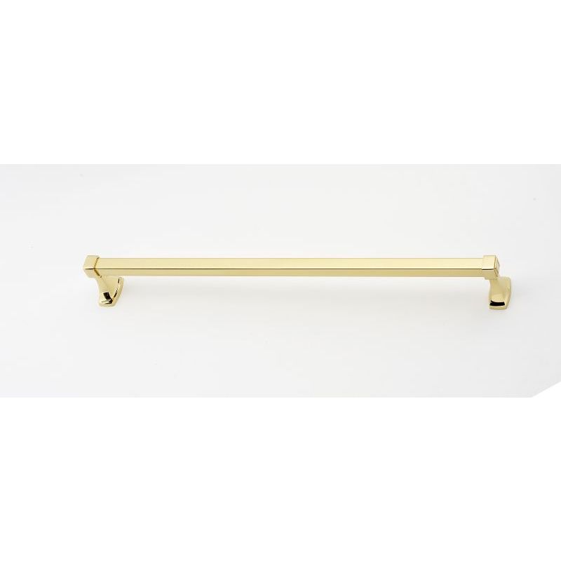 Cube 24" Towel Bar in Polished Brass
