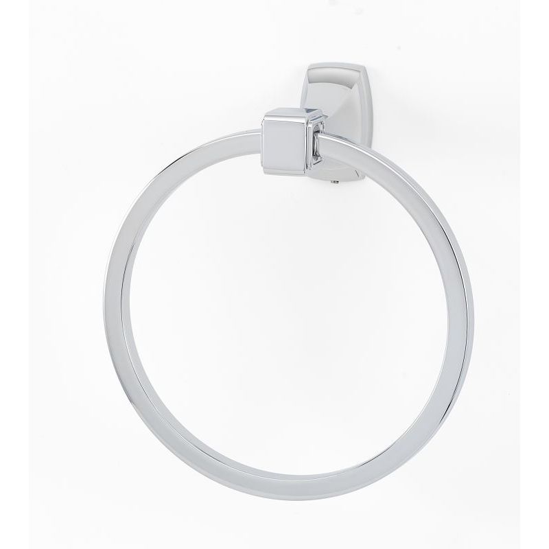 Cube 6" Towel Ring in Polished Chrome