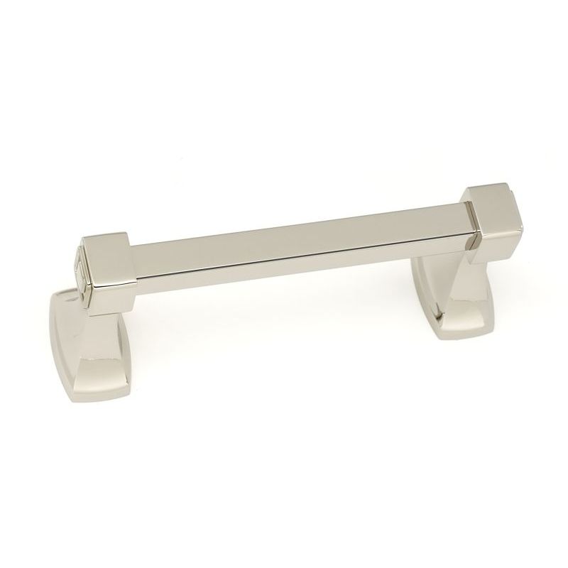 Cube Swing Toilet Paper Holder in Polished Nickel