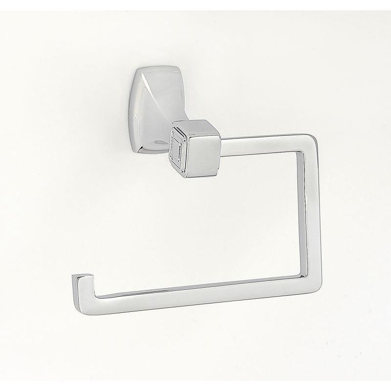 Cube Open Toilet Paper Holder in Polished Chrome