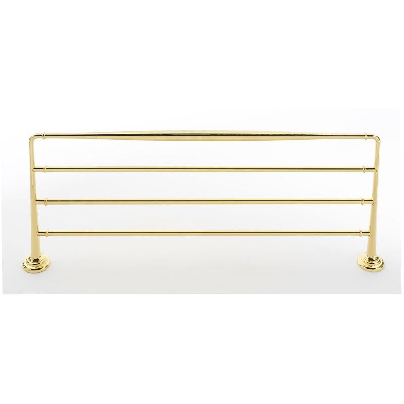Charlies 24" Towel Rack in Polished Brass
