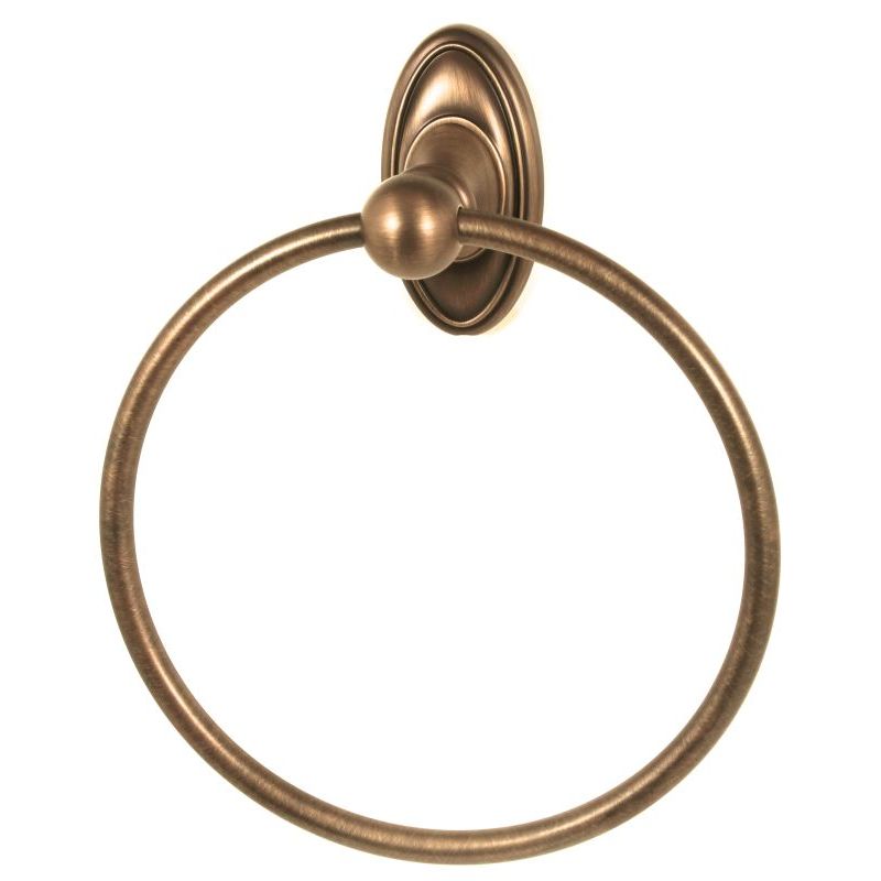 Classic Traditional 7" Towel Ring in Antique English Matte