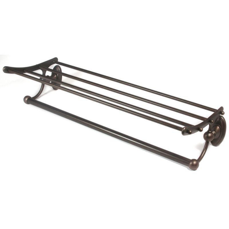 Classic Traditional 24" Double Towel Rack in Chocolate Bronze