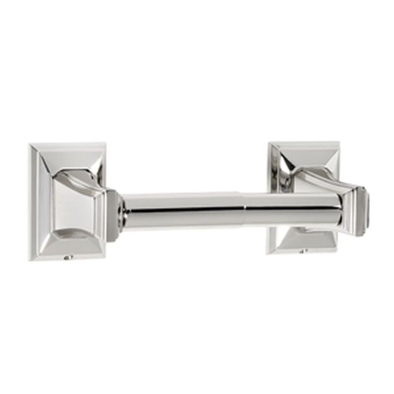 Geometric Toilet Paper Holder in Polished Chrome