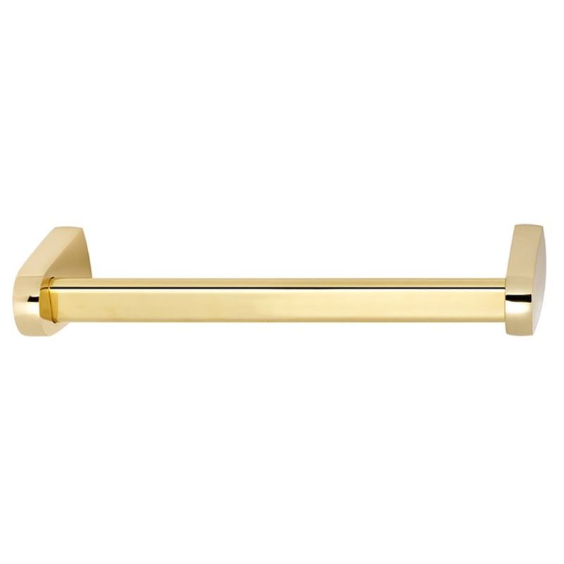 Euro 12" Towel Bar in Polished Brass