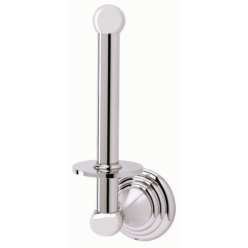 Embassy Post Toilet Paper Holder in Polished Nickel