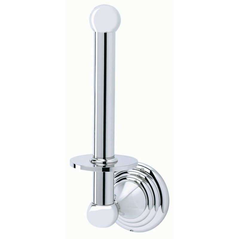 Embassy Post Toilet Paper Holder in Polished Chrome