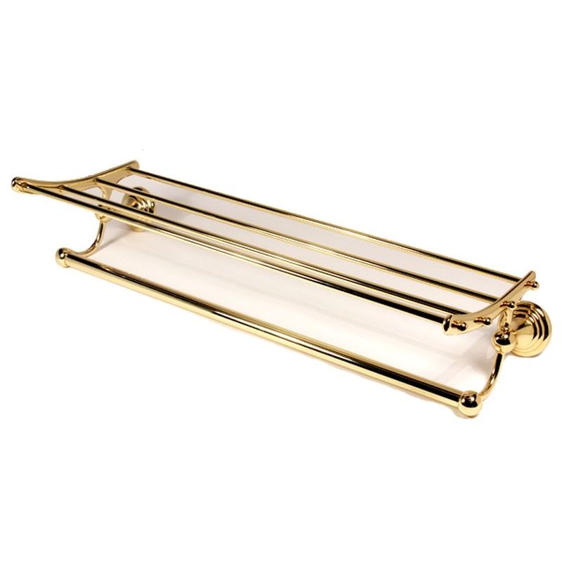 Embassy 24" Towel Rack in Polished Brass