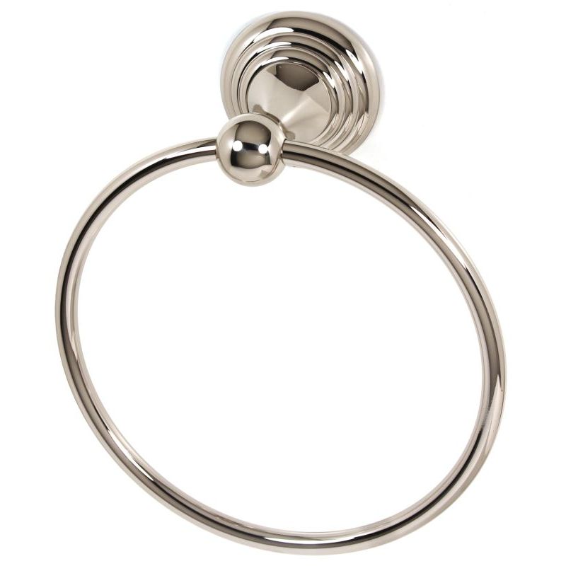 Embassy 7" Towel Ring in Polished Nickel