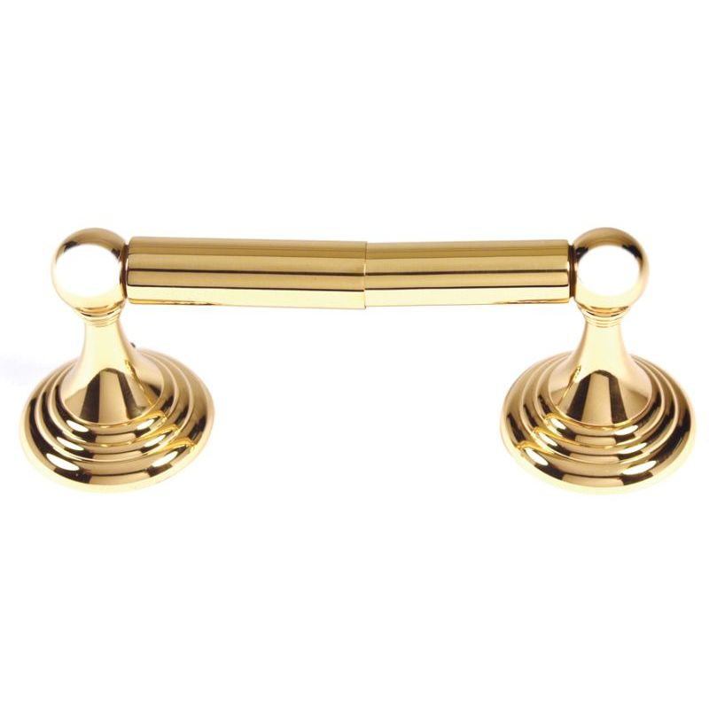 Embassy Toilet Paper Holder in Polished Brass