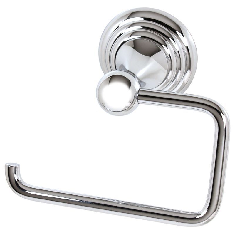 Embassy Open Toilet Paper Holder in Polished Chrome