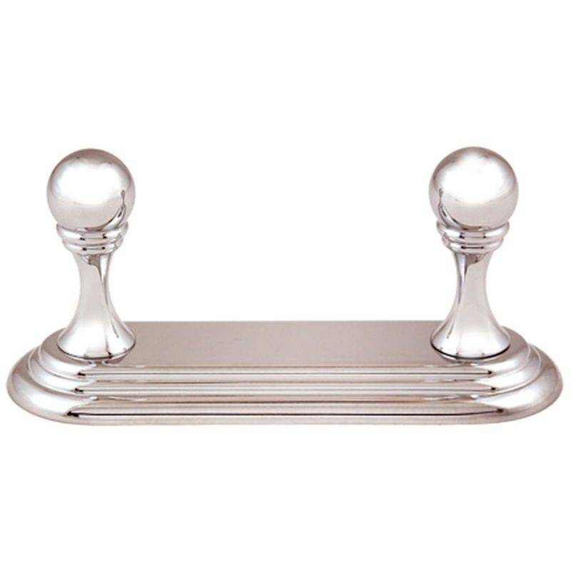 Embassy Double Robe Hook in Polished Nickel