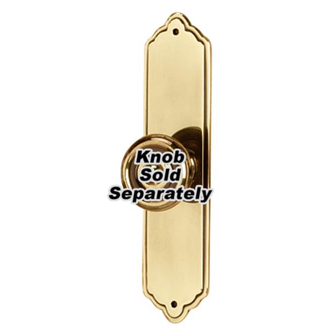 Oval 4" Escutcheon in Polished Antique